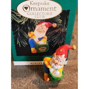 Hallmark Rudolph helper 1996 ornament Xmas decor elf